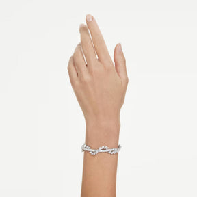 Swarovski Mesmera rannekoru, vaalea metalli ja kirkkaat zirkoniat, 5754818