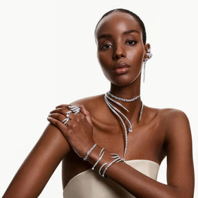 Swarovski Mesmera rannekoru, vaalea metalli ja kirkkaat zirkonit, 5748650