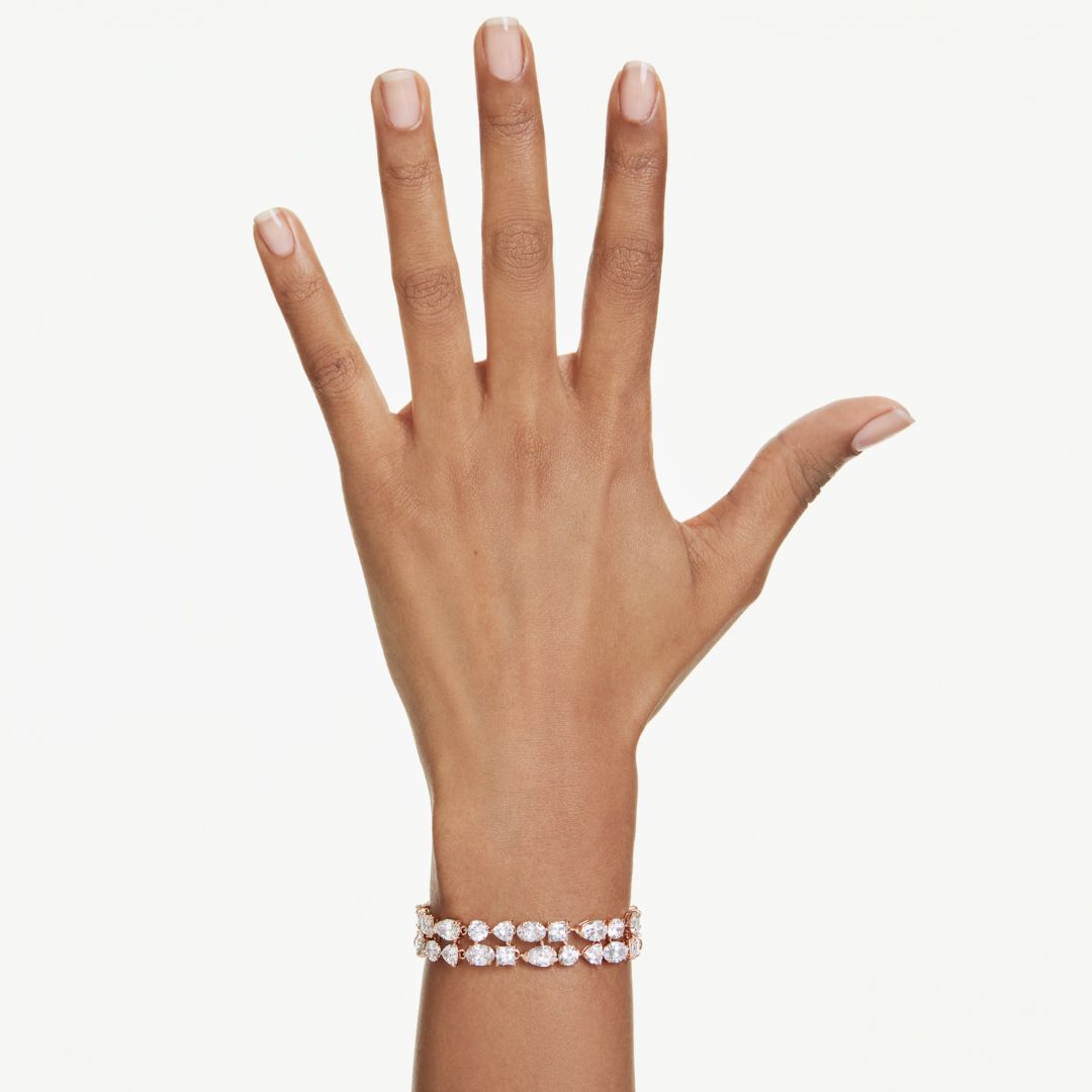 Swarovski Mesmera rannekoru, rosekullattu ja kirkkaat zirkonit 5728002