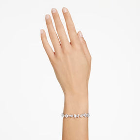 Swarovski Mesmera rannekoru, vaalea metalli ja kirkkaat kristallit, 5661529