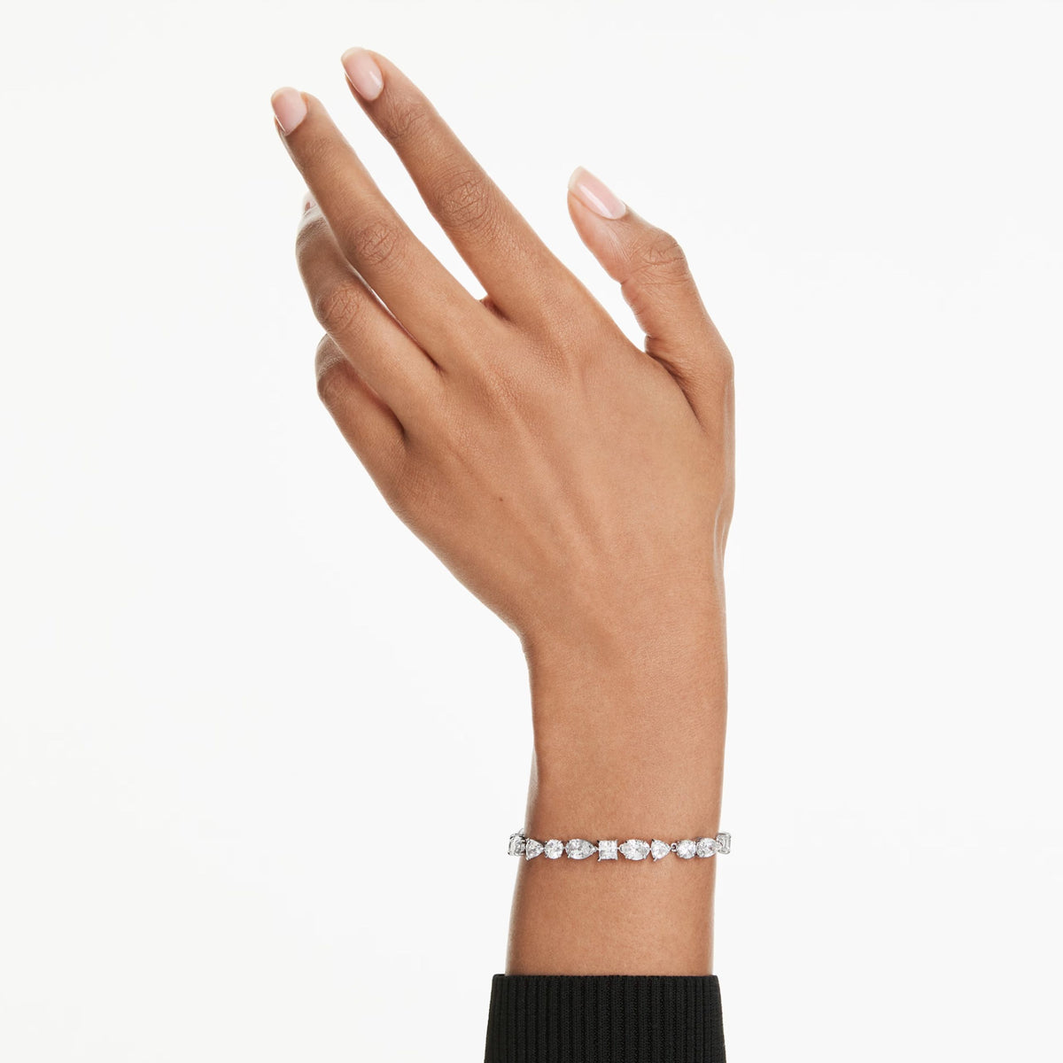 Swarovski Mesmera rannekoru, vaalea metalli ja kirkkaat kristallit, 5731959