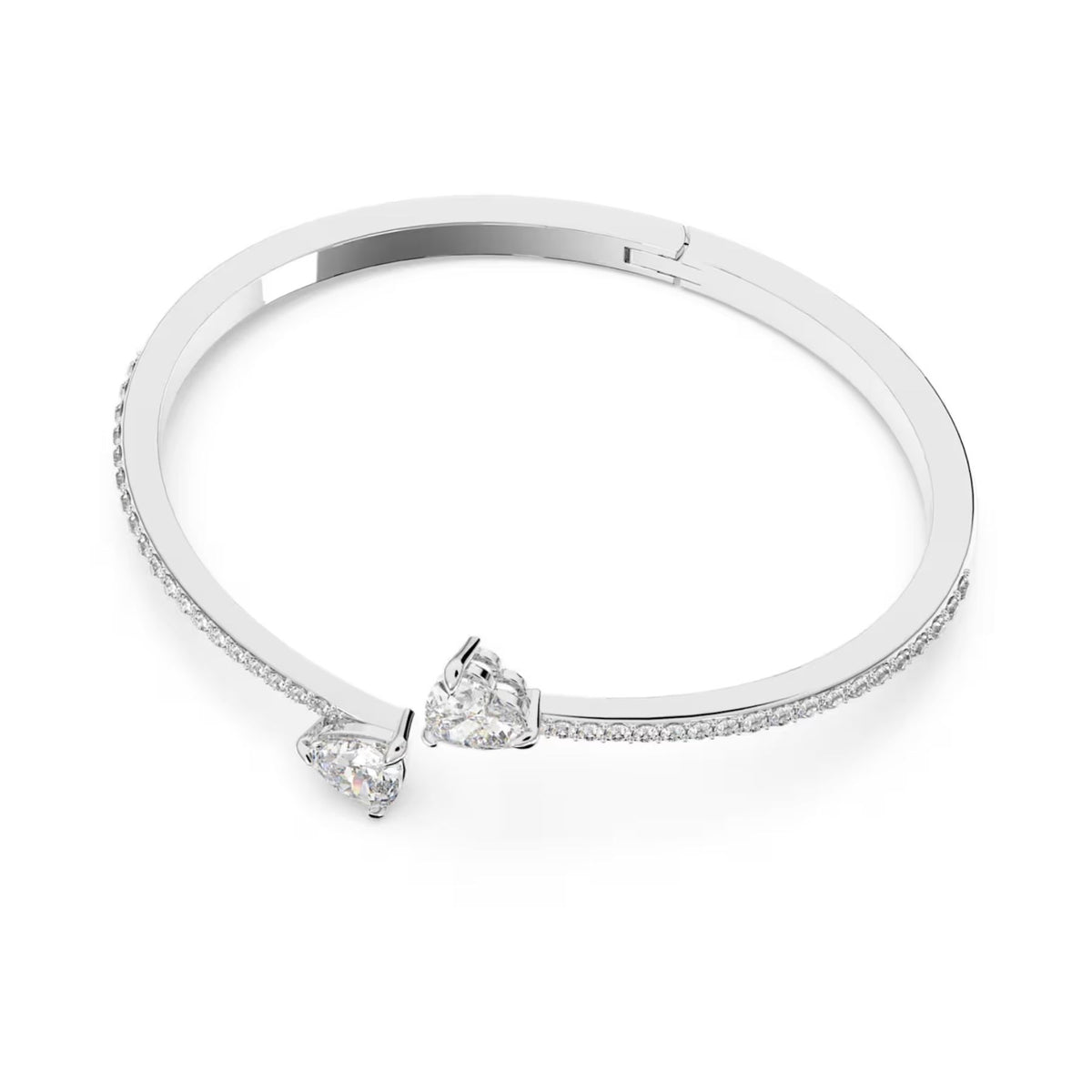 Swarovski Mesmera rannerengas, vaalea metalli ja kirkkaat kristallit