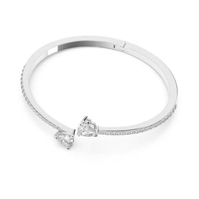 Swarovski Mesmera rannerengas, vaalea metalli ja kirkkaat kristallit