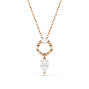 Swarovski Mesmera riipus ja korvakorut, ruusukullanvärinen ja kirkkaat kristallit 5733808