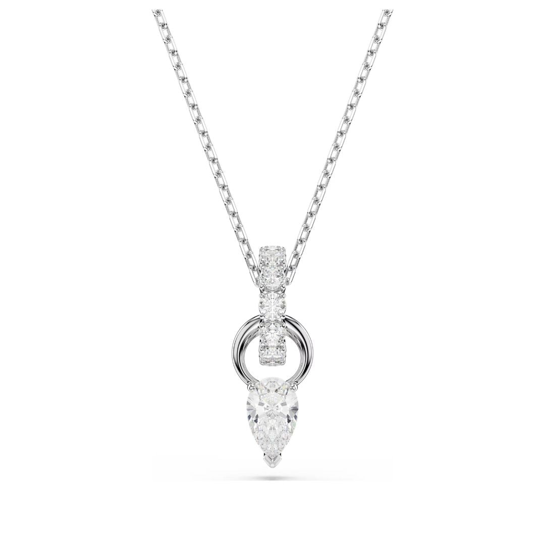 Swarovski Mesmera riipus ja korvakorut, vaalea metalli ja kirkkaat kristallit 5723197