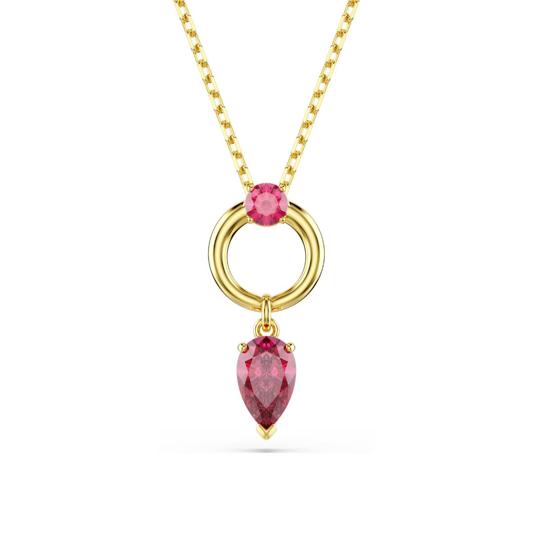 Swarovski Mesmera riipus, keltakullanvärinen ja punaiset kristallit 5732487