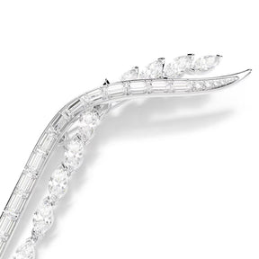 Swarovski Mesmera rintakoru, vaalea metalli ja kirkkaat zirkonit, 5761004