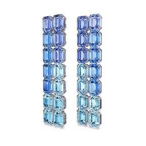Swarovski Millenia Clip korvakorut, vaalea metalli ja siniset kristallit 5696517