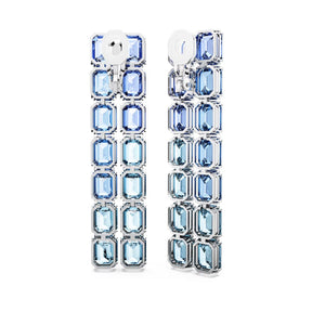 Swarovski Millenia Clip korvakorut, vaalea metalli ja siniset kristallit 5696517