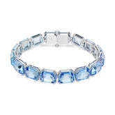 Swarovski Millenia Tennis rannekoru, vaalea metalli ja siniset kristallit 5694135