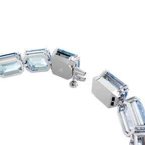 Swarovski Millenia Tennis rannekoru, vaalea metalli ja siniset kristallit 5694135