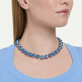 Swarovski Millenia kaulakoru, vaalea metalli ja siniset kristallit, 5760058