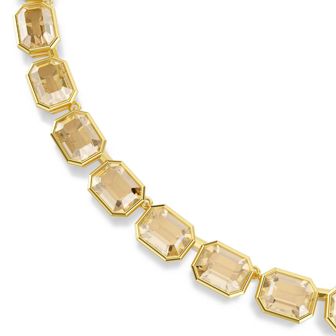 Swarovski Millenia kaulakoru, keltakullanväri ja ruskeat kristallit 5718674
