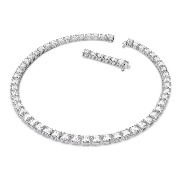 Swarovski Millenia Necklace, Rhodium Plated and White Crystals 5599153