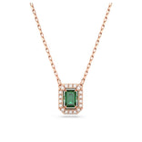 Swarovski Millenia kaulakoru, ruusukullanväri ja vihreä kristalli, 5650069
