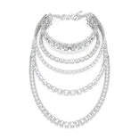 Swarovski Millenia kaulakoru, vaalea metalli ja kirkkaat kristallit 5717913