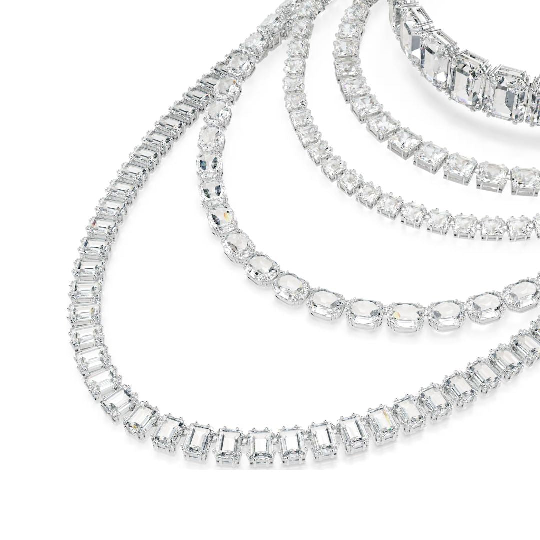 Swarovski Millenia kaulakoru, vaalea metalli ja kirkkaat kristallit 5717913