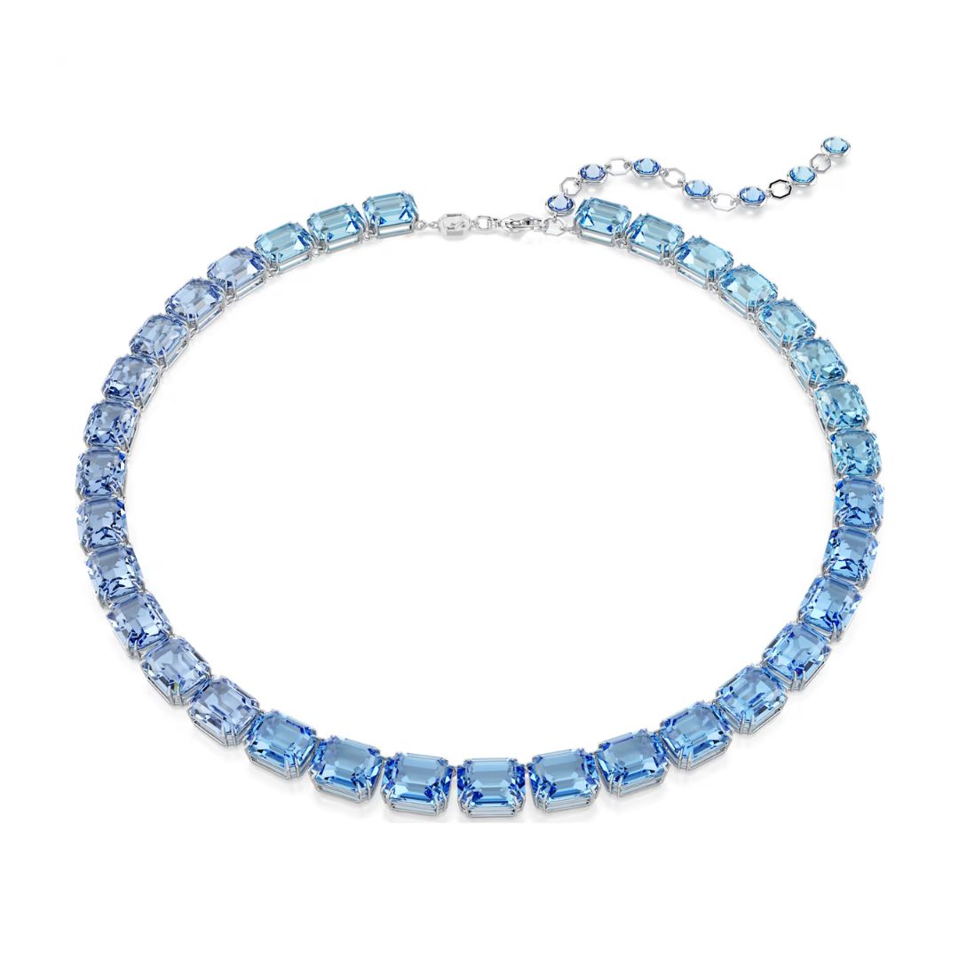 Swarovski Millenia kaulakoru, vaalea metalli ja siniset kristallit 5694136
