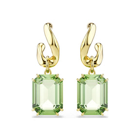 Swarovski Millenia korvakorut, keltakullattu ja vihreät kristallit, 5756151