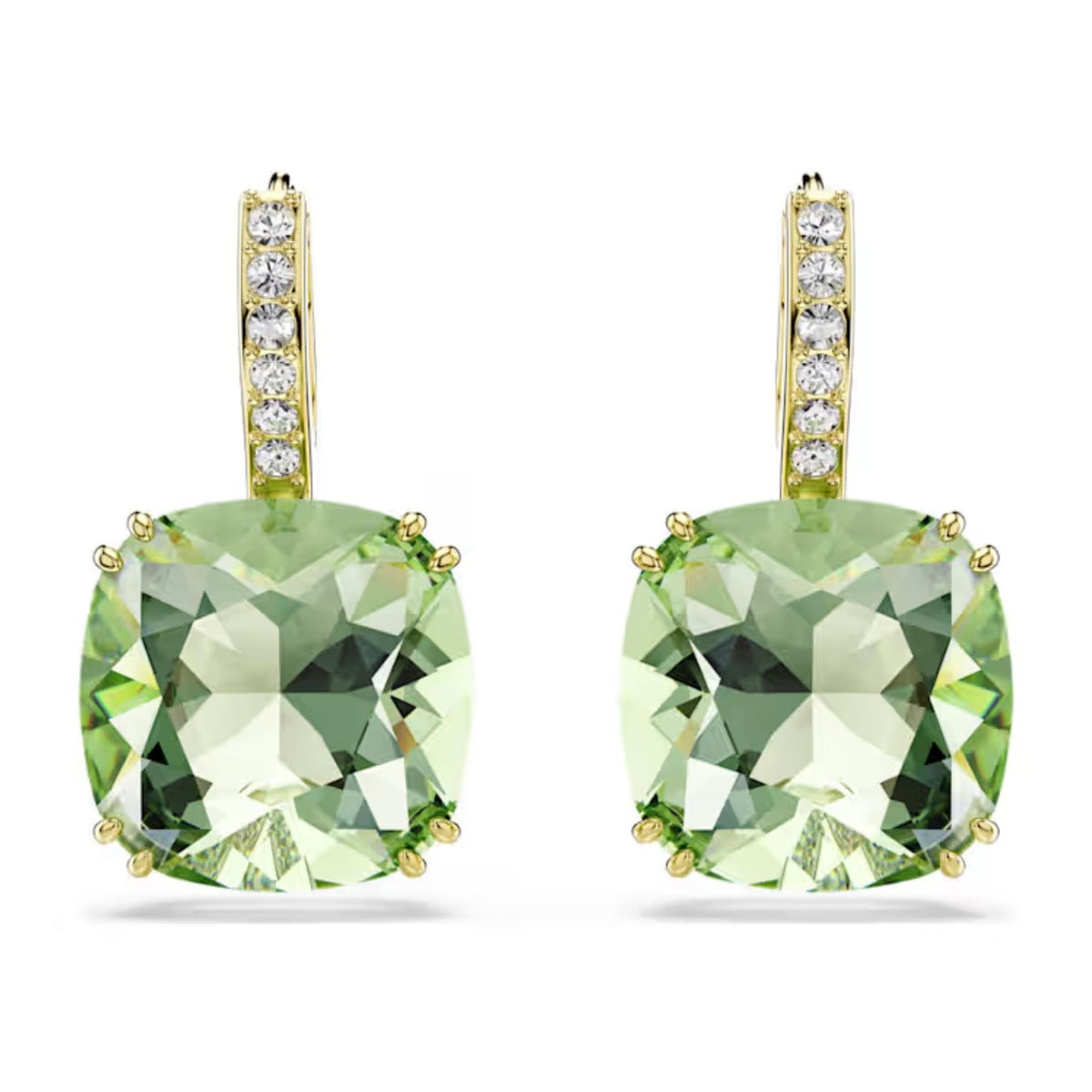 Swarovski Millenia korvakorut, keltakullattu ja vihreät kristallit, 5764822