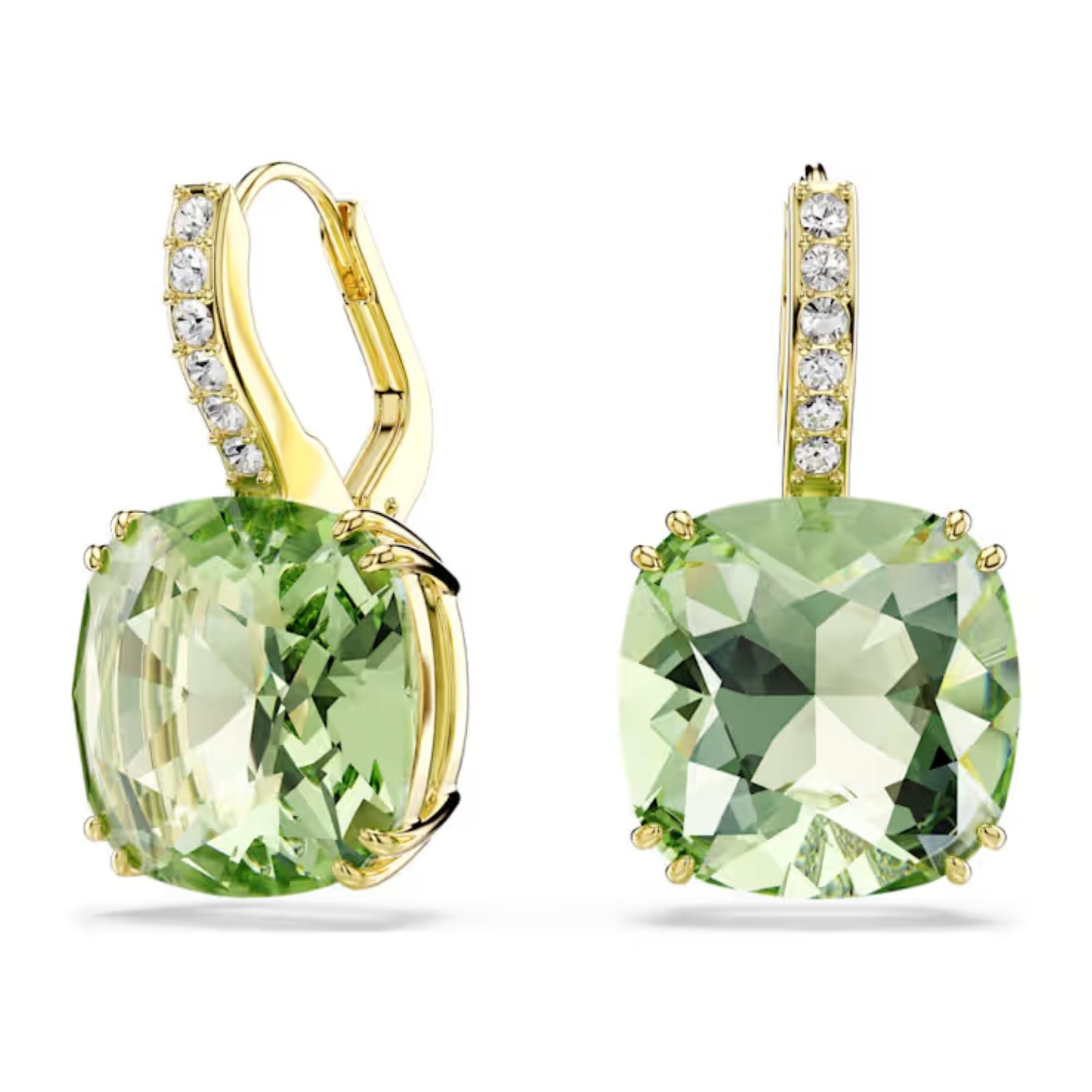 Swarovski Millenia korvakorut, keltakullattu ja vihreät kristallit, 5764822