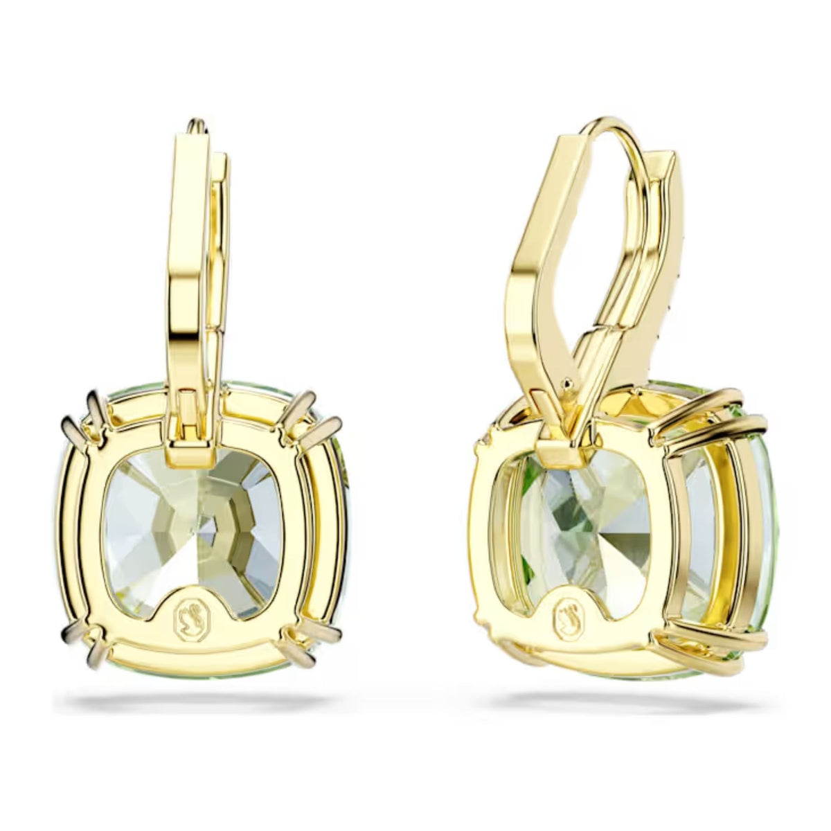 Swarovski Millenia korvakorut, keltakullattu ja vihreät kristallit, 5764822