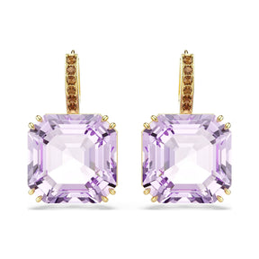 Swarovski Millenia korvakorut, keltakullattu ja violetit kristallit, 5759990