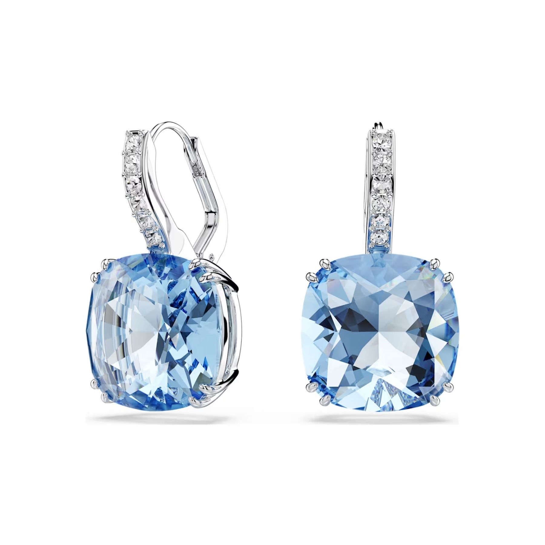 Swarovski Millenia korvakorut, vaalea metalli ja siniset kristallit, 5756150