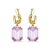 Swarovski Millenia korvakorut, keltakullanväri ja violetit kristallit 5694784
