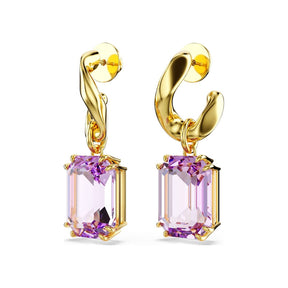 Swarovski Millenia korvakorut, keltakullanväri ja violetit kristallit 5694784