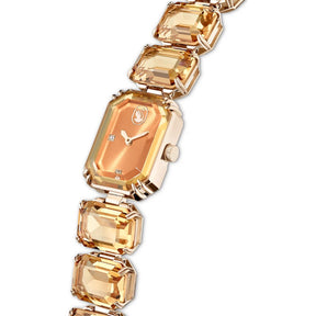 Swarovski Millenia octagon rannekello, samppanjakullanvärinen ja ruskeat kristallit, 5729841