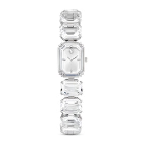 Swarovski Millenia octagon rannekello, vaalea metalli ja kirkkaat kristallit, 5729182