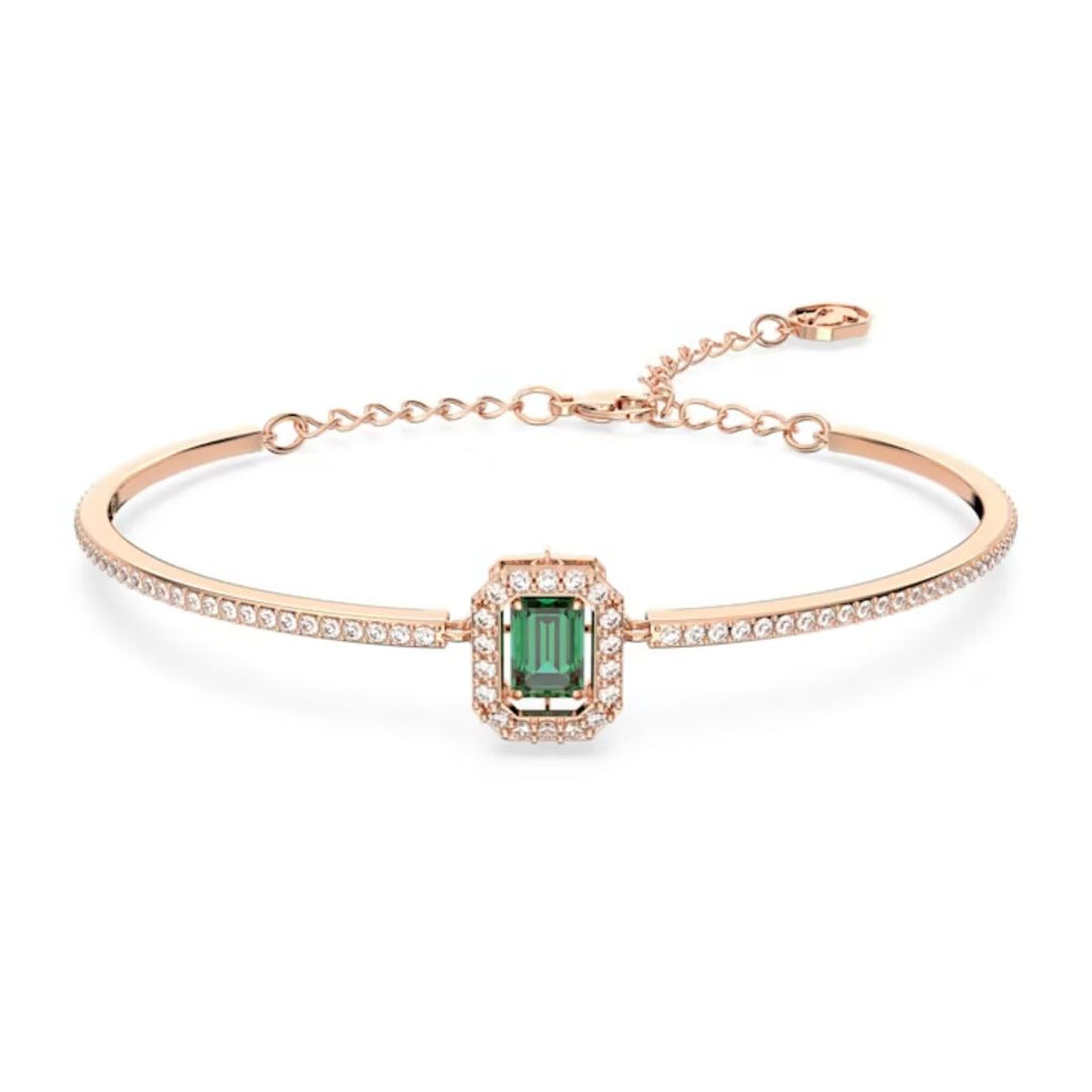 Swarovski Millenia Bracelet, Rose Gold-Tone and Green Crystal 5650071