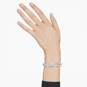 Swarovski Millenia rannekoru, vaalea metalli ja kirkkaat kristallit 5705770