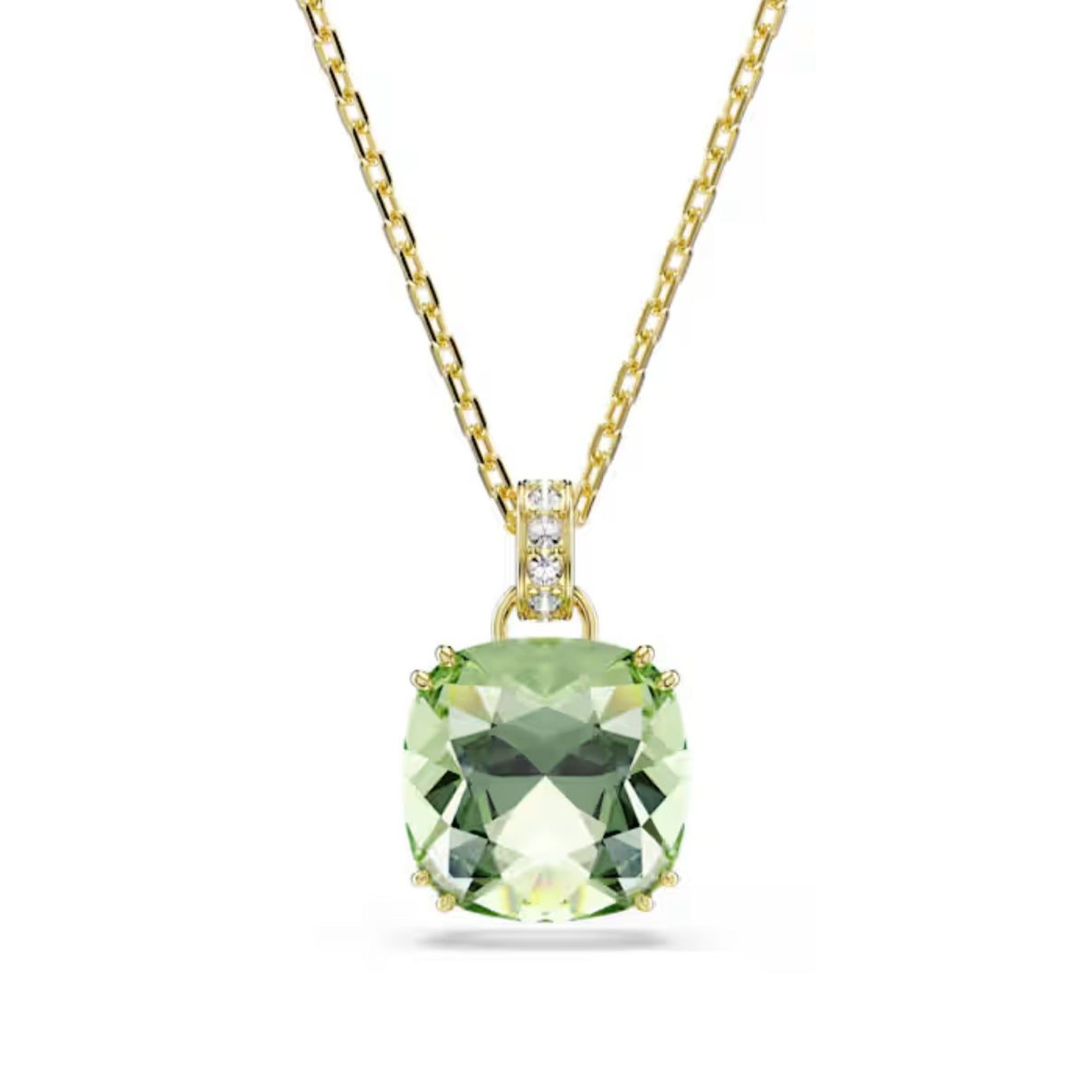 Swarovski Millenia riipus, keltakullattu, vihreä ja kirkas kristalli, 5764821