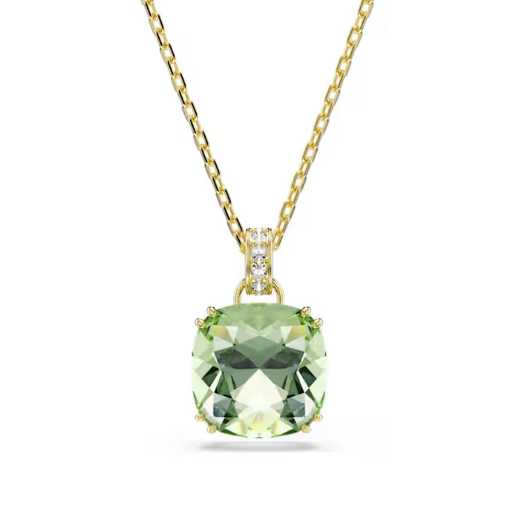 Swarovski Millenia riipus, keltakullattu, vihreä ja kirkas kristalli, 5764821