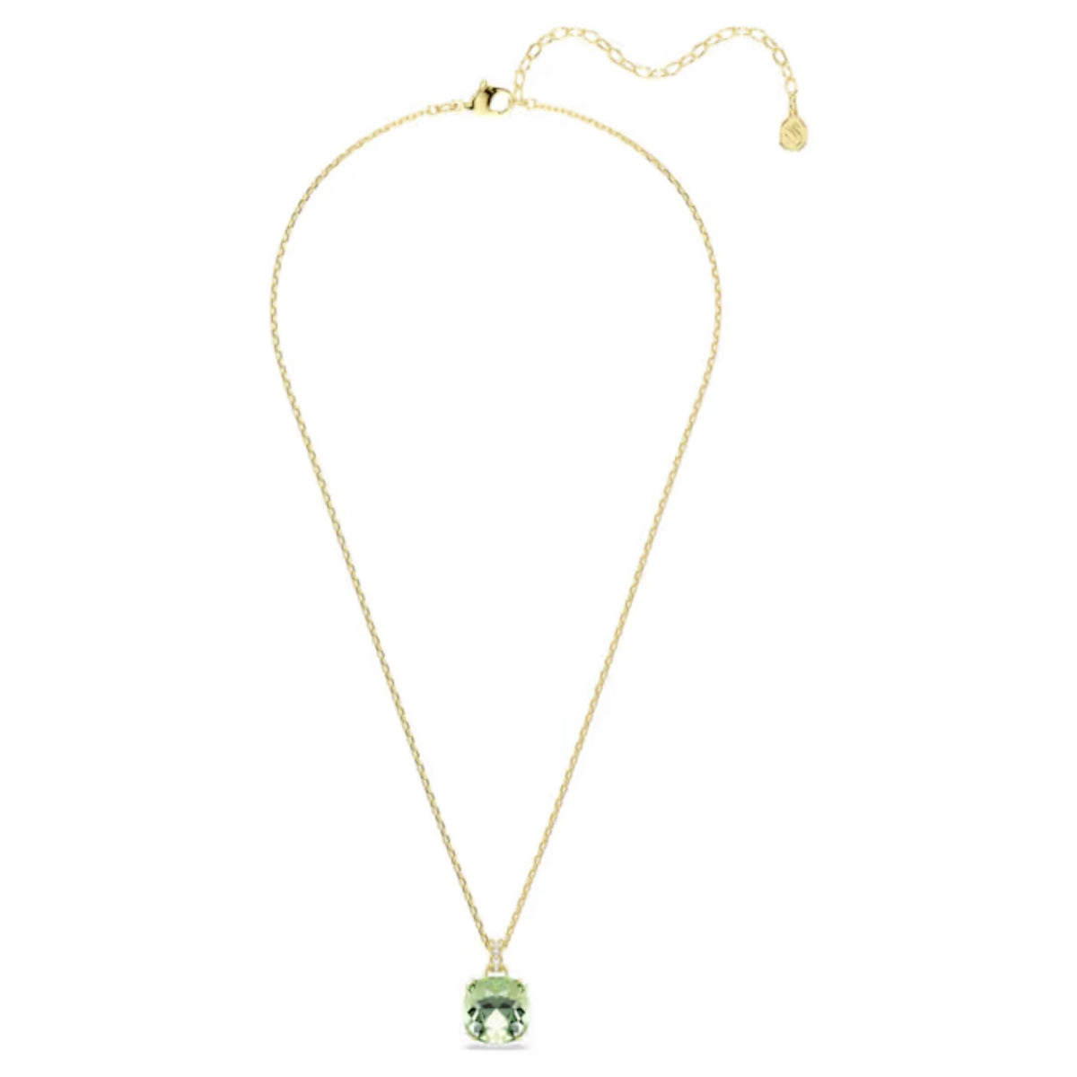 Swarovski Millenia riipus, keltakullattu, vihreä ja kirkas kristalli, 5764821