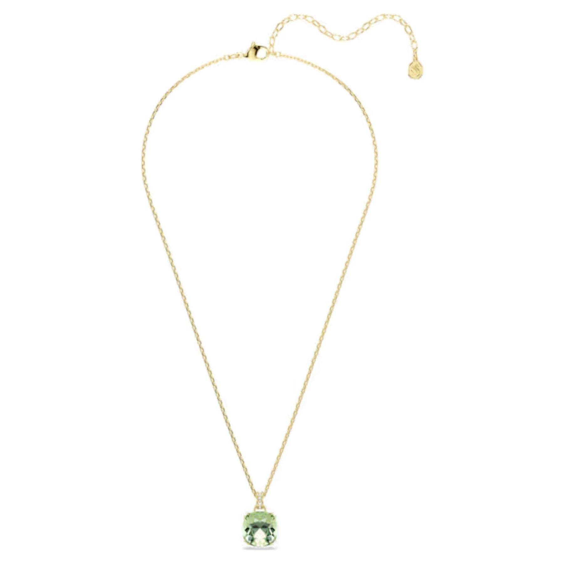 Swarovski Millenia riipus, keltakullattu, vihreä ja kirkas kristalli, 5764821