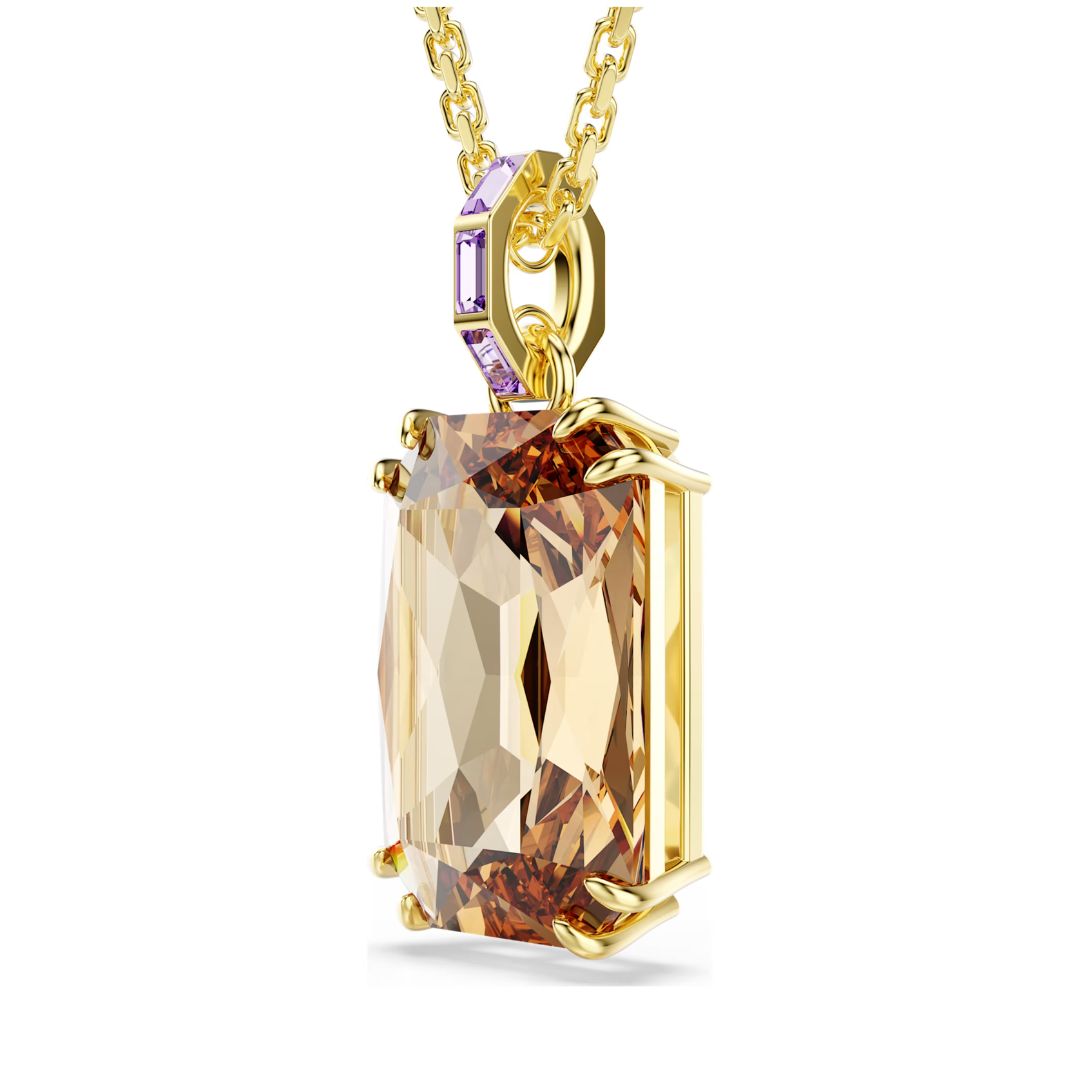 Swarovski Millenia riipus, keltakullanvärinen ja ruskean ja laventelinsävyiset kristallit 5725752
