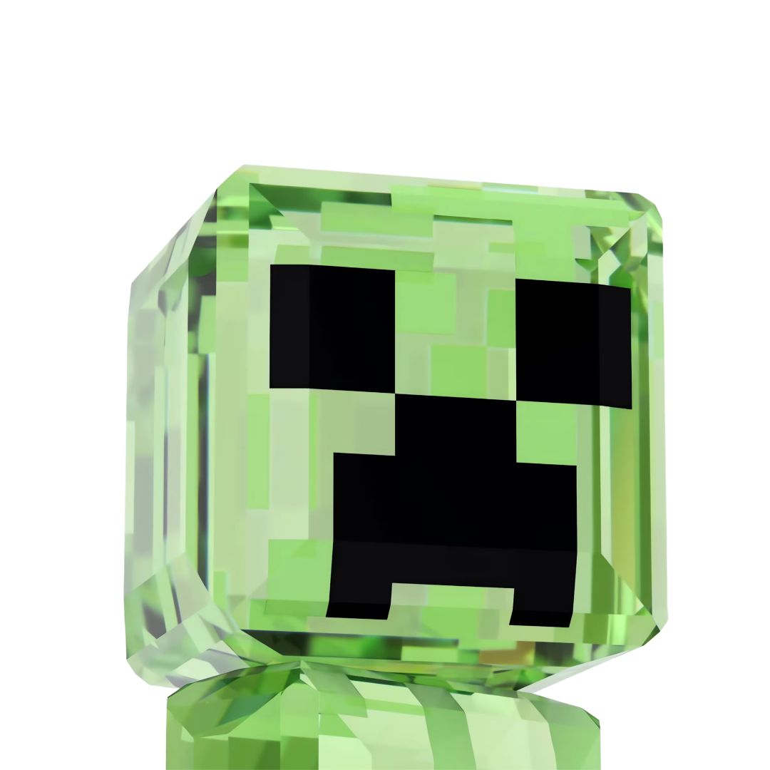 Swarovski Minecraft Creeper -kristallifiguuri, 5701249