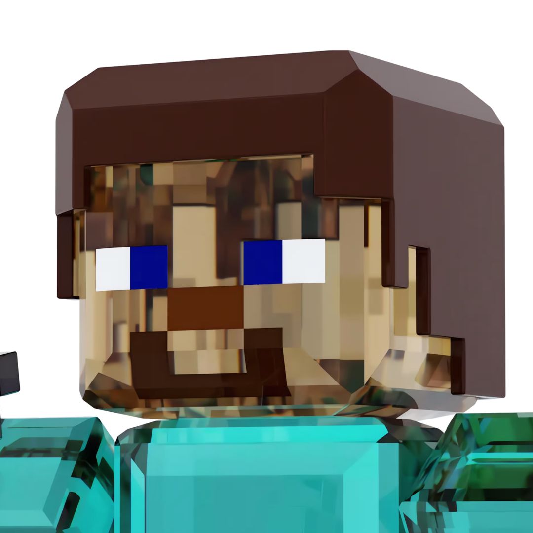 Swarovski Minecraft Steve -kristallifiguuri, 5701272