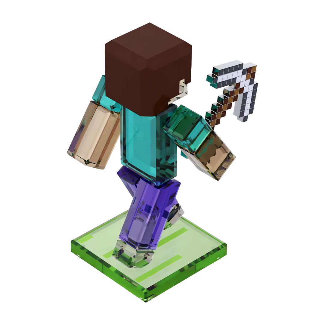 Swarovski Minecraft Steve -kristallifiguuri, 5701272