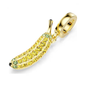 Swarovski Minions Banana charm, keltakullattu ja keltaiset kristallit, 5753017