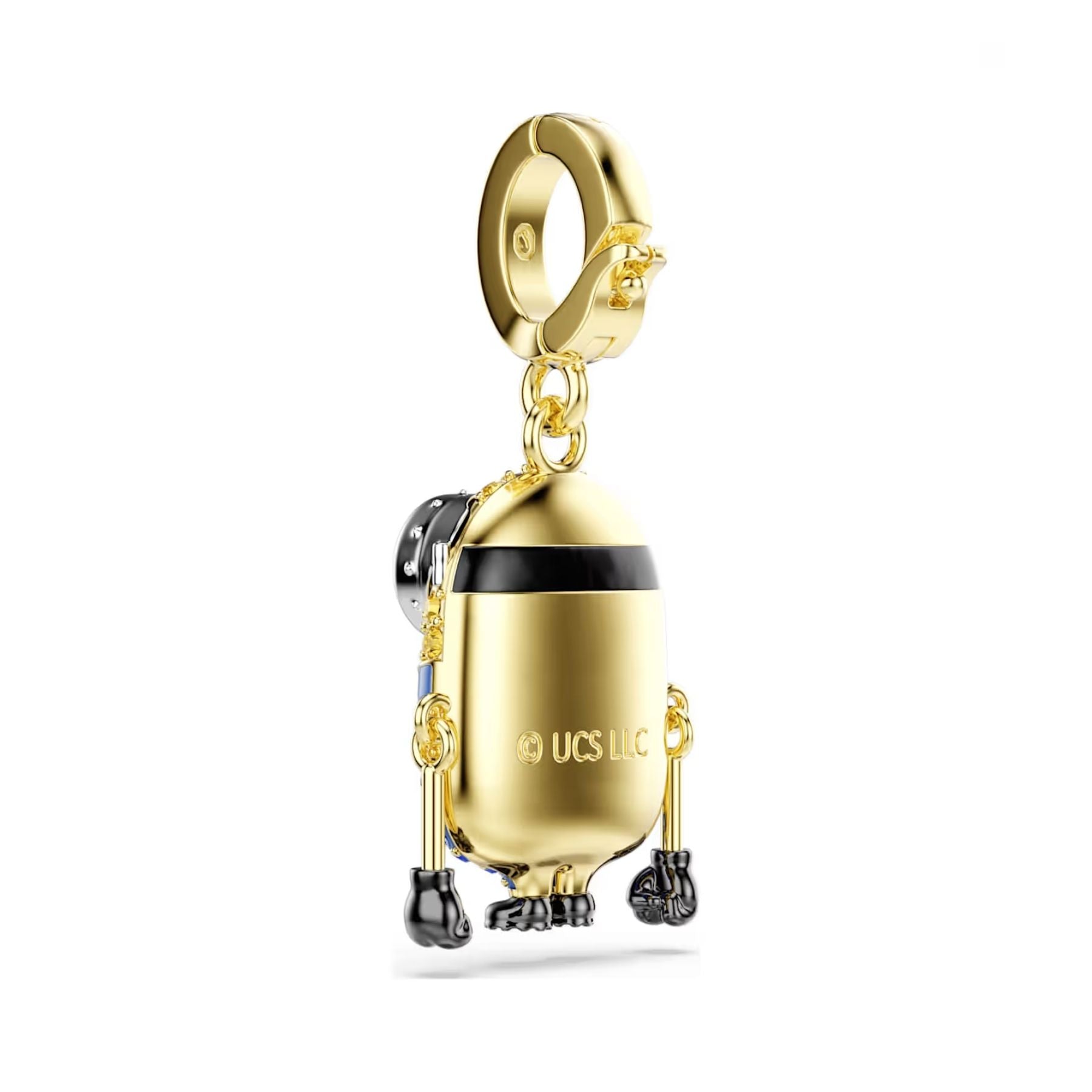 Swarovski Minions Bob charm, keltakullattu ja eriväriset kristallit, 5753016