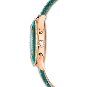 Swarovski Octea chrono rannekello, ruusukullanväri ja kirkkaat kristallit, 5672931