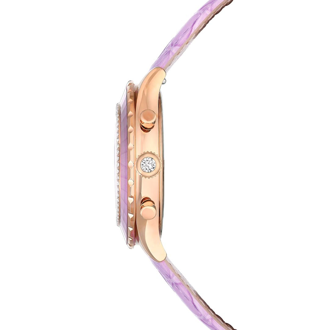 Swarovski Octea chrono rannekello, ruusukullanväri ja kirkkaat kristallit, 5690804