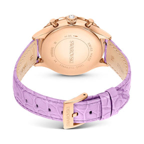 Swarovski Octea chrono rannekello, ruusukullanväri ja kirkkaat kristallit, 5690804