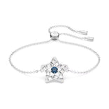 Swarovski Stella Star rannekoru, vaalea metalli ja sininen kristalli, 5639187