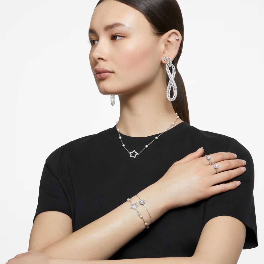 Swarovski Stilla Cocktail sormus, kirkkaat kristallit 5717932