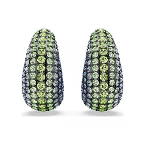 Swarovski Sublima Clip korvakorut, tumma metalli ja eri väriset kristallit 5692111
